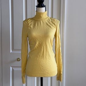 Yellow Turtleneck Sweater